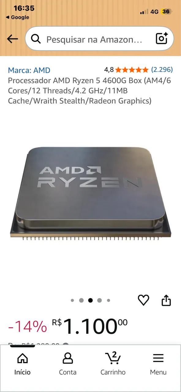 Vende se processador 