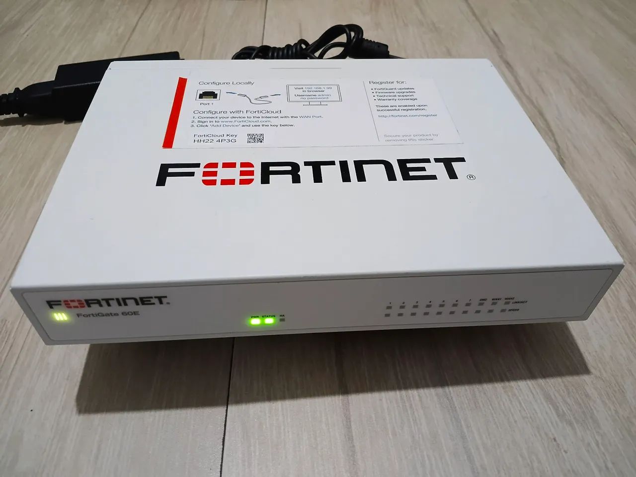 Firewall Fortinet FortiGate-60E (FG-60E) - Excelente Estado 