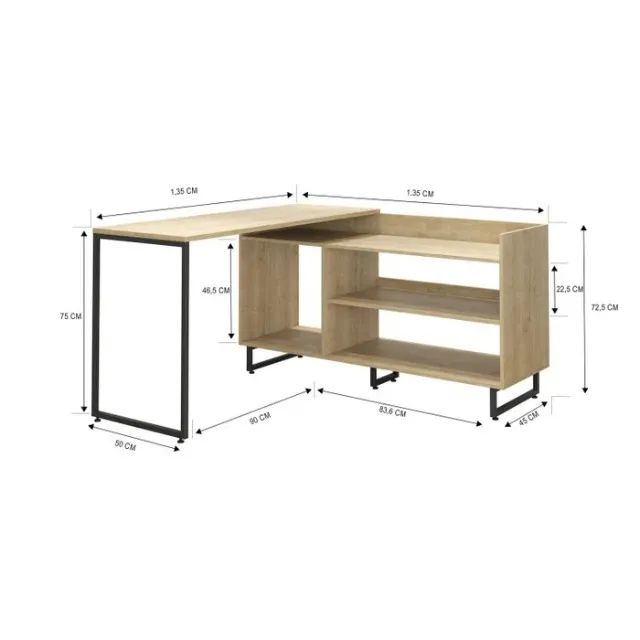 Mesa para Escritório em L - Foto 2