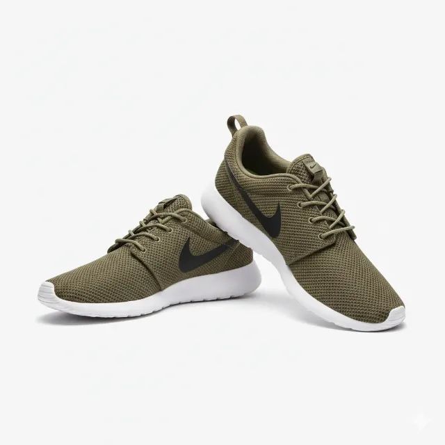 Tênis Nike Roshe Run Verde Militar Original