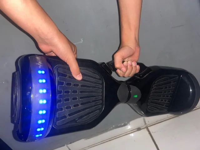 Hoverboard preto com alça  - Foto 3