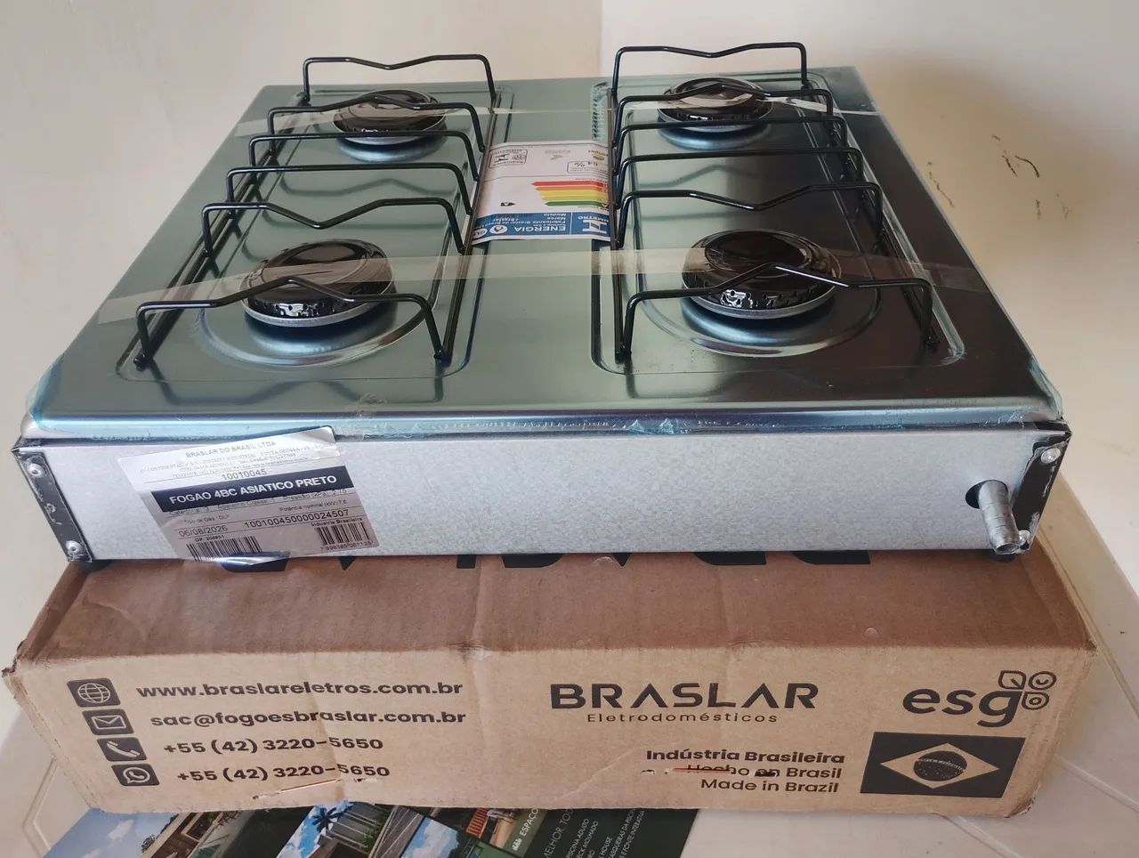 Fogão de Bancada 4 Queimadores  - Foto 5