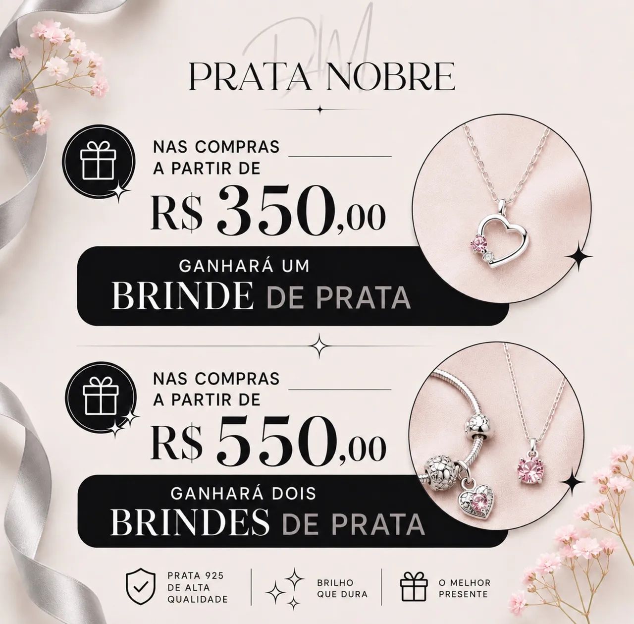 Pulseira Pandora Luxo em prata 925 - Foto 3