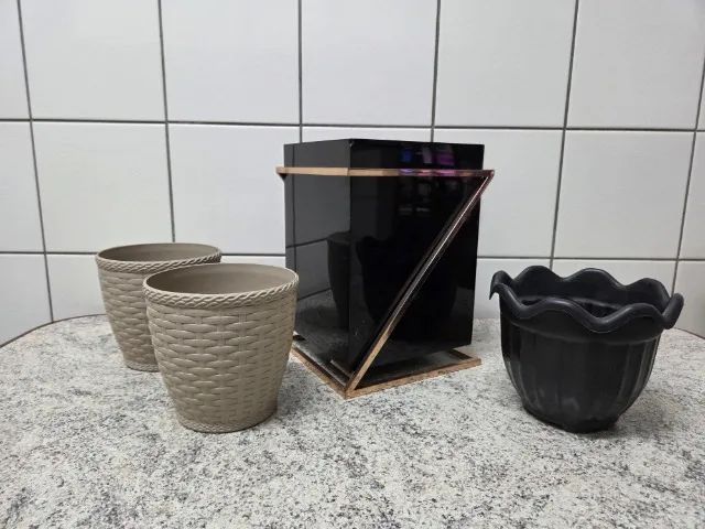 Conjunto de 4 vasos cachepôs - Foto 2