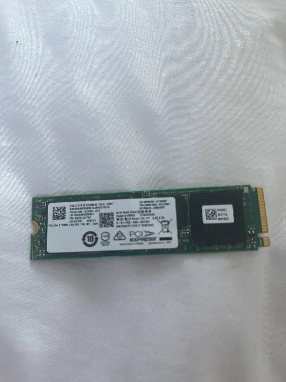 DOIS SSD nvme 256gb - Foto 3