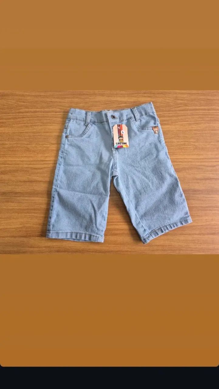 Bermudas Jeans Infantil e Juvenil - Foto 4