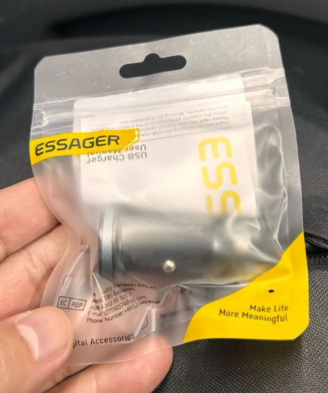 Mini carregador de carro, 30W. - Foto 4