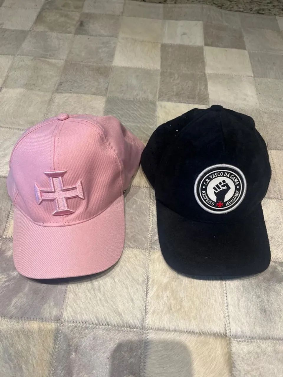 Kit com 2 bonés Vasco da Gama