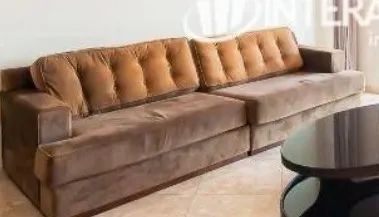 Sofá 4 lugares veludo impecável - Foto 2