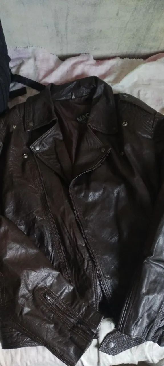 Jaqueta Couro Legítimo Biker