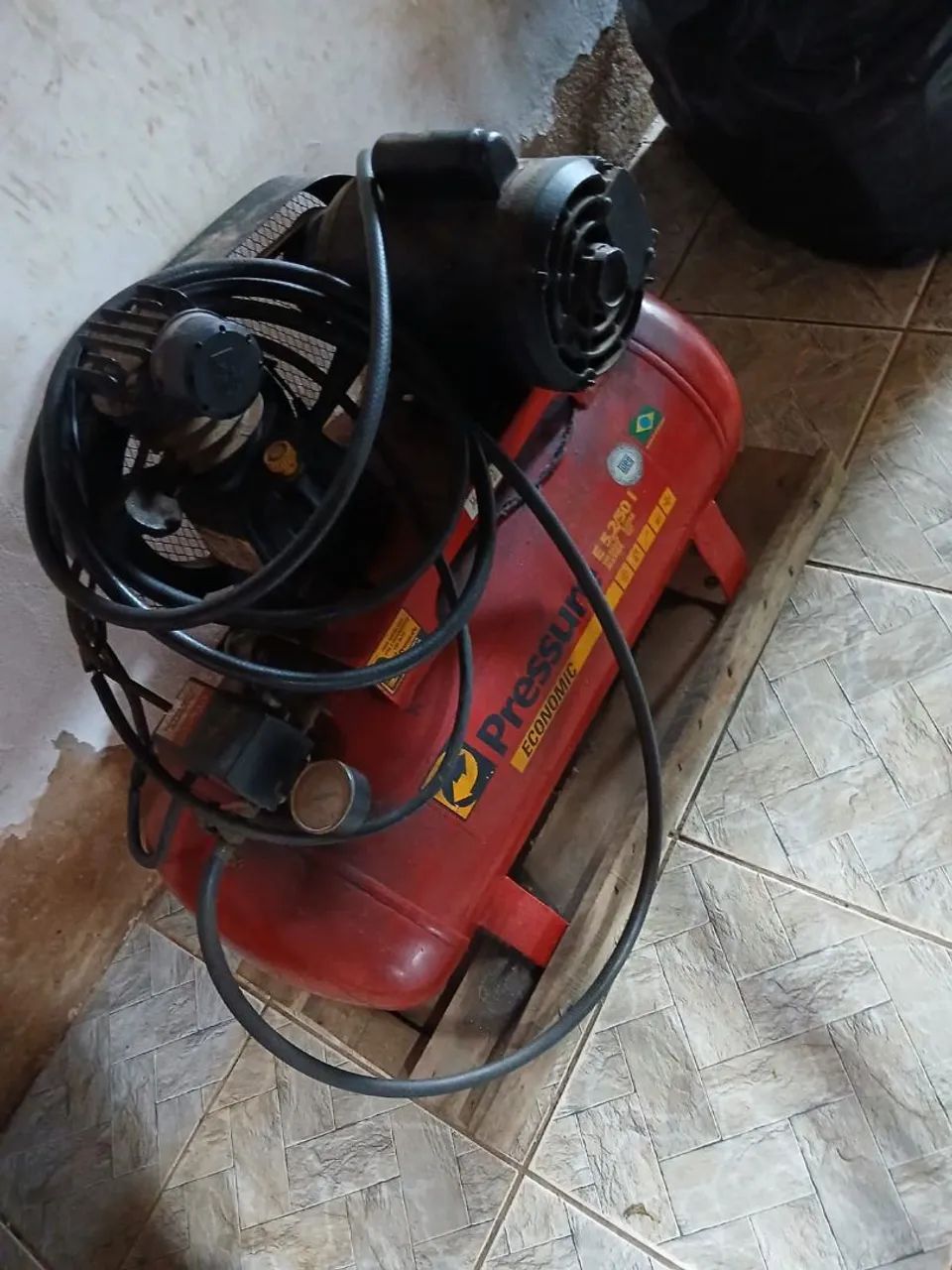 Compressor de Ar Pressure 50 L - 1 HP - Funcionando Perfeitamente