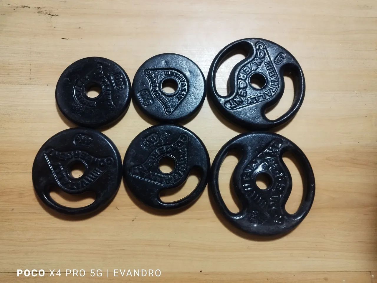 Anilhas pesos