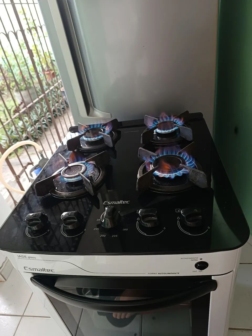 Fogão automático total super novo 