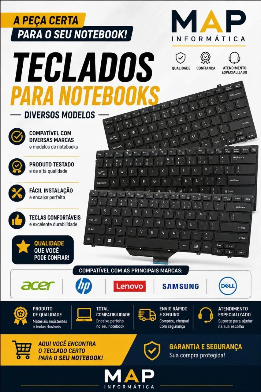 Teclados para notebook 