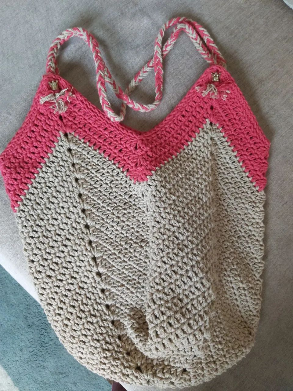 Linda bolsa em croche 