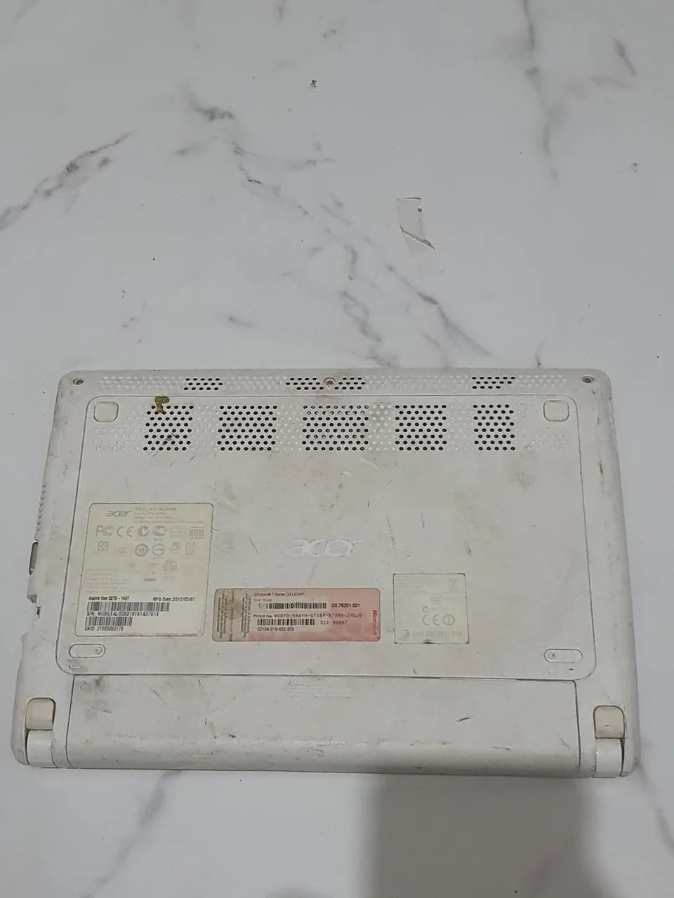 Netbook aspire one d270-1437 com defeito para uso de peças o - Foto 3