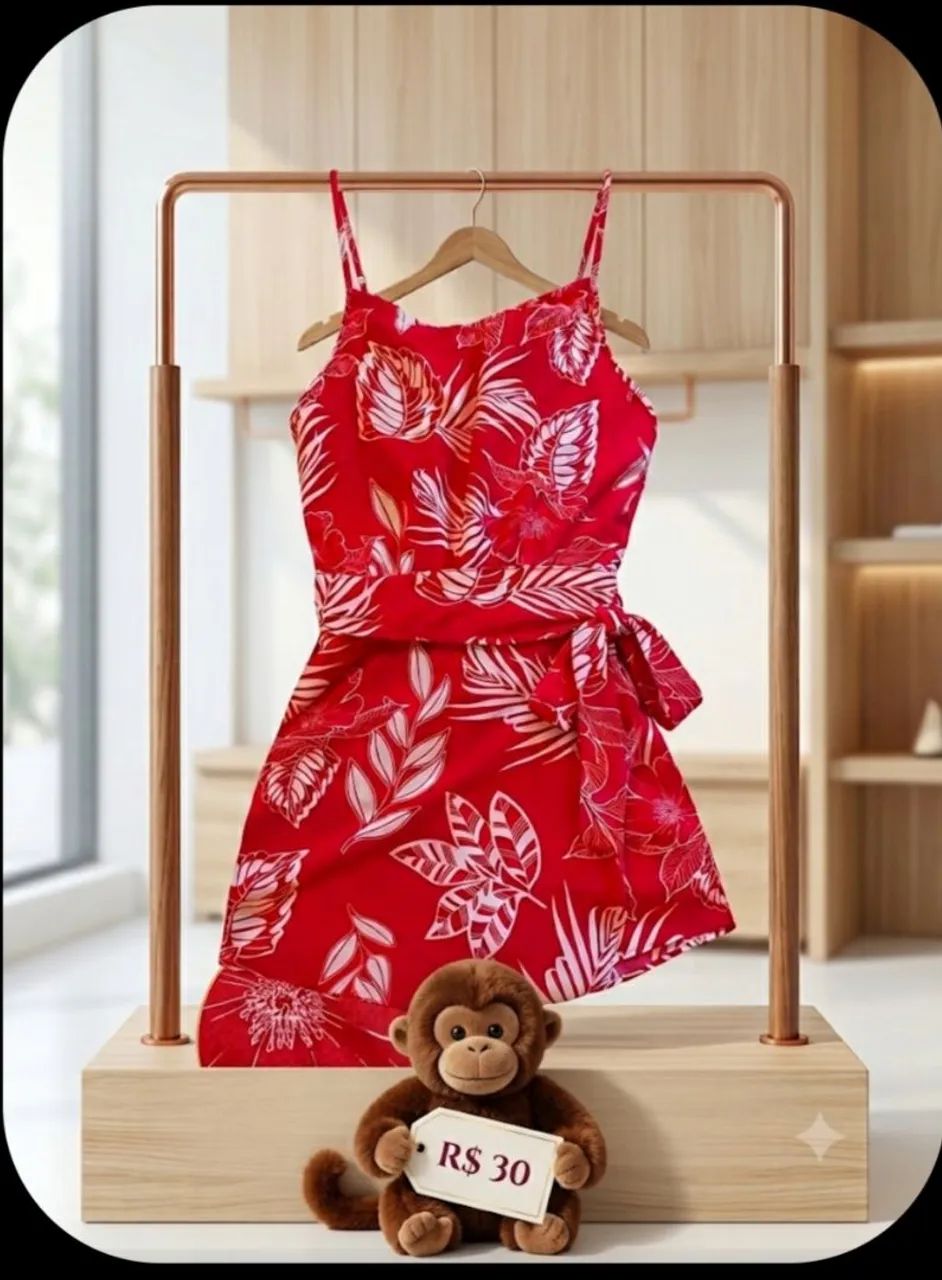 Macaquinho short e saia...
