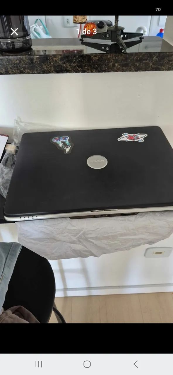 Notebook para retirada de peca 
