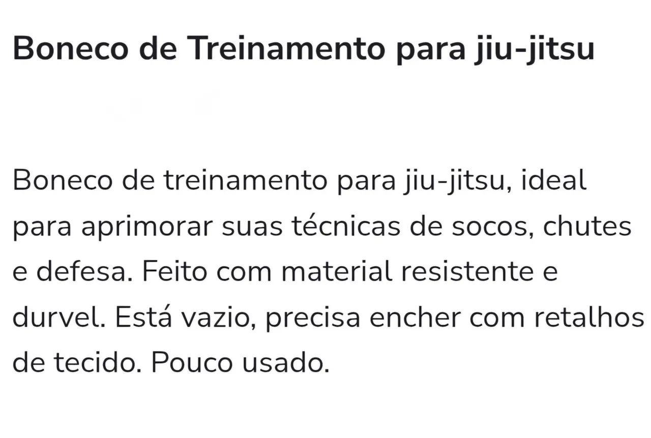 Boneco treino jiu-jitsu  - Foto 5