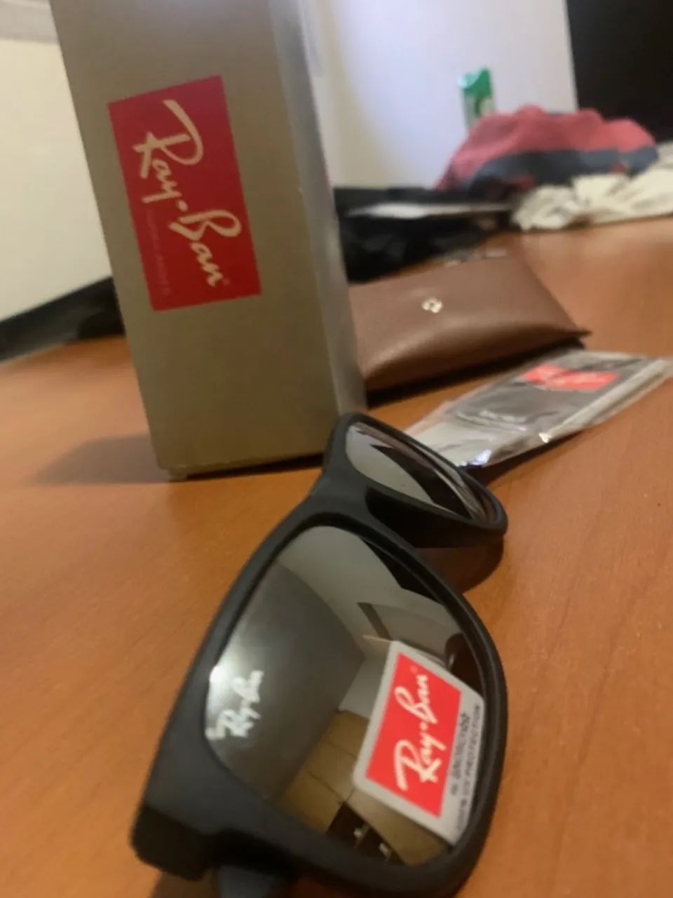 Óculos de Sol Ray-Ban RB4165 Justin - Kit Completo!