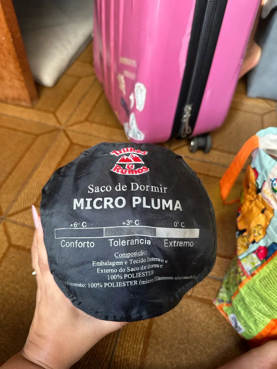 Saco de dormir Trilhas e Rumos Micro Pluma