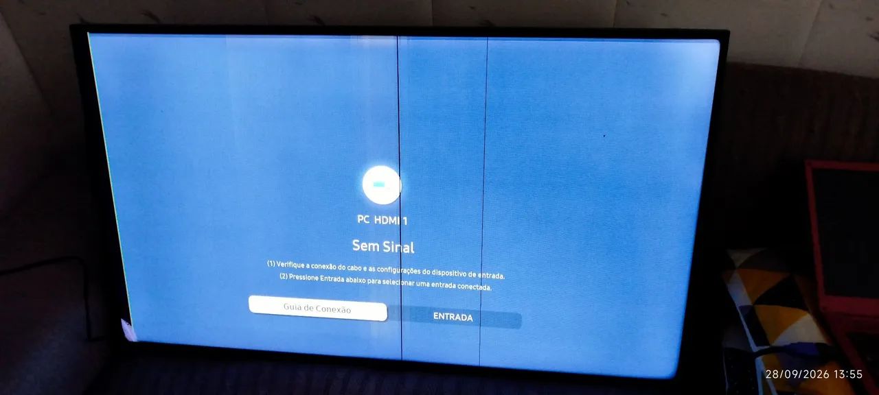  Smartv Samsung 43 ( TELA COM DEFEITO) - Foto 2