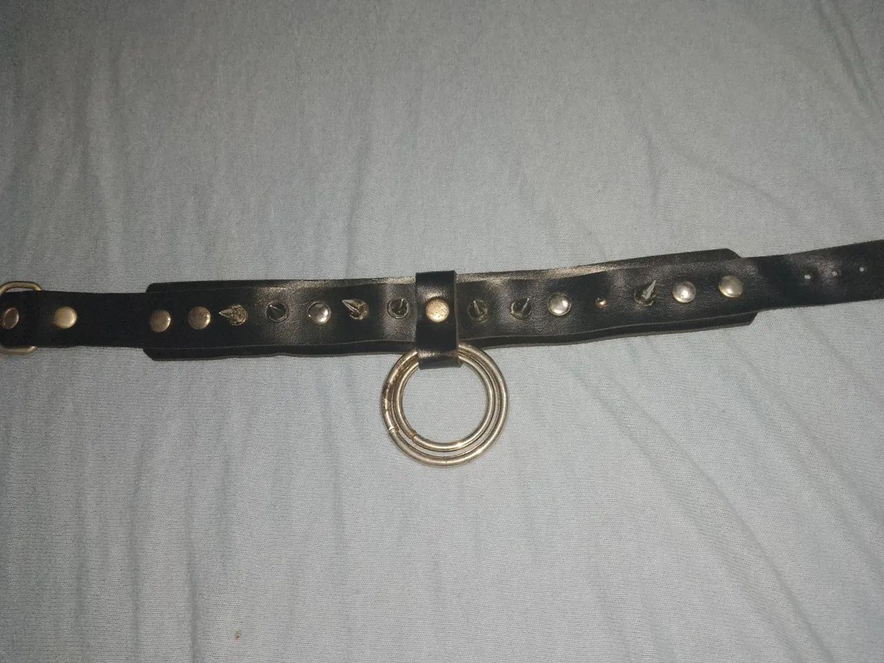 Choker, gargantilha gótica com braceletes de brinde. USADO! - Foto 2