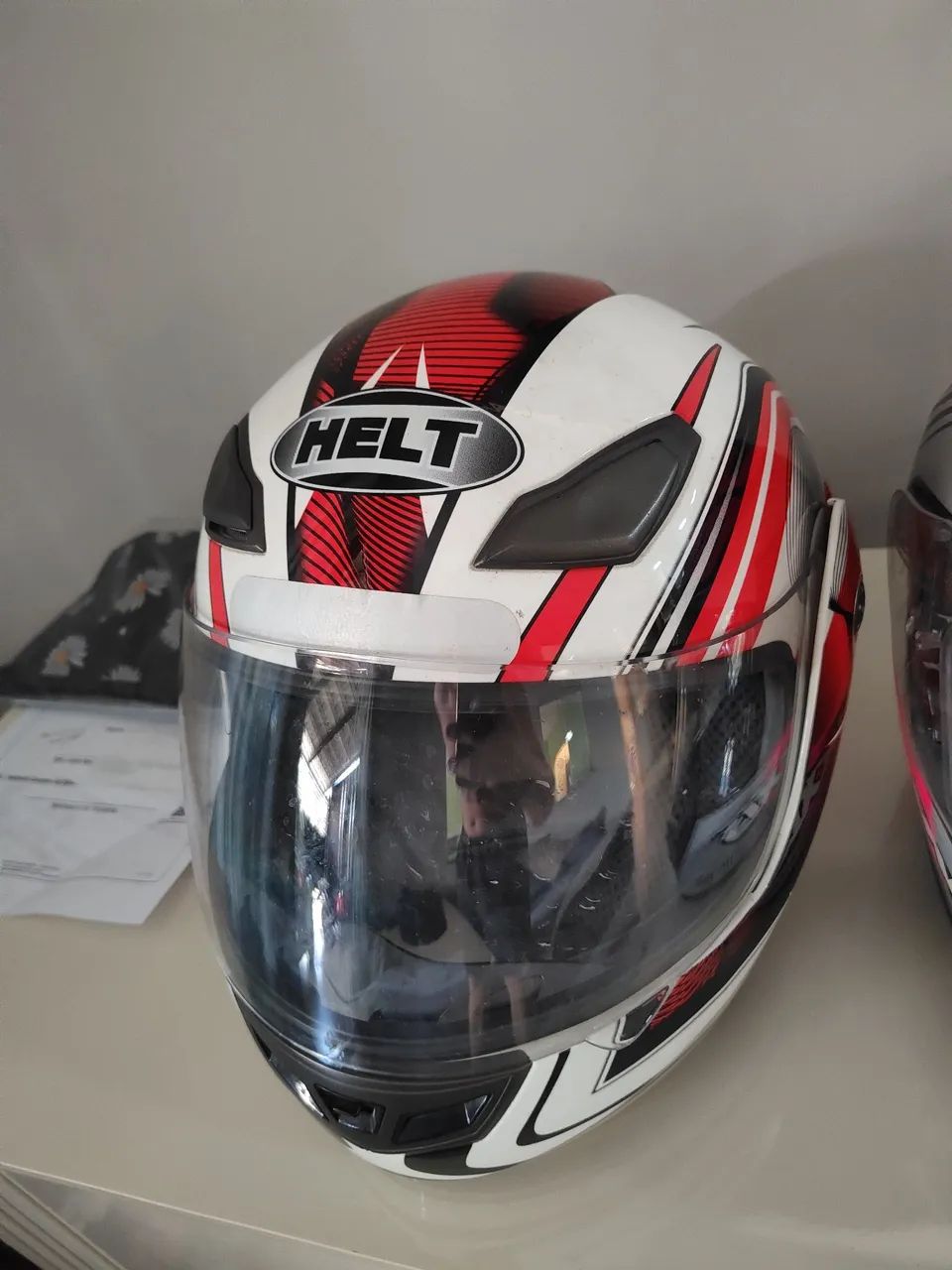 Capacete Helt Escamoteável 58