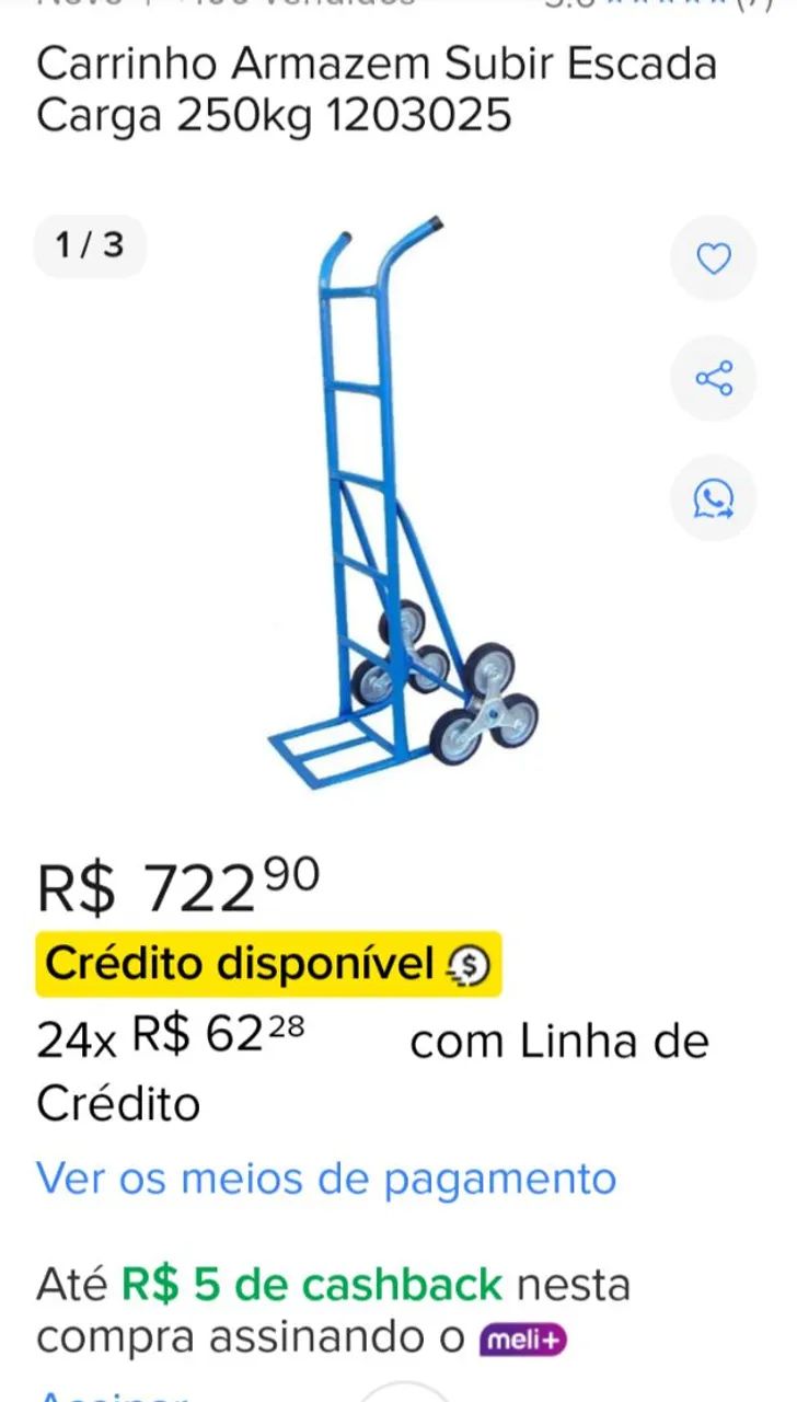 Carrinho de carga  - Foto 5