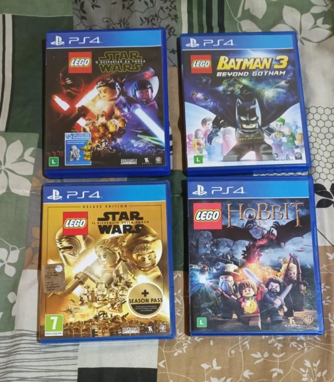 KIT 4 JOGOS LEGO PS4 (VENDO OU TROCO)