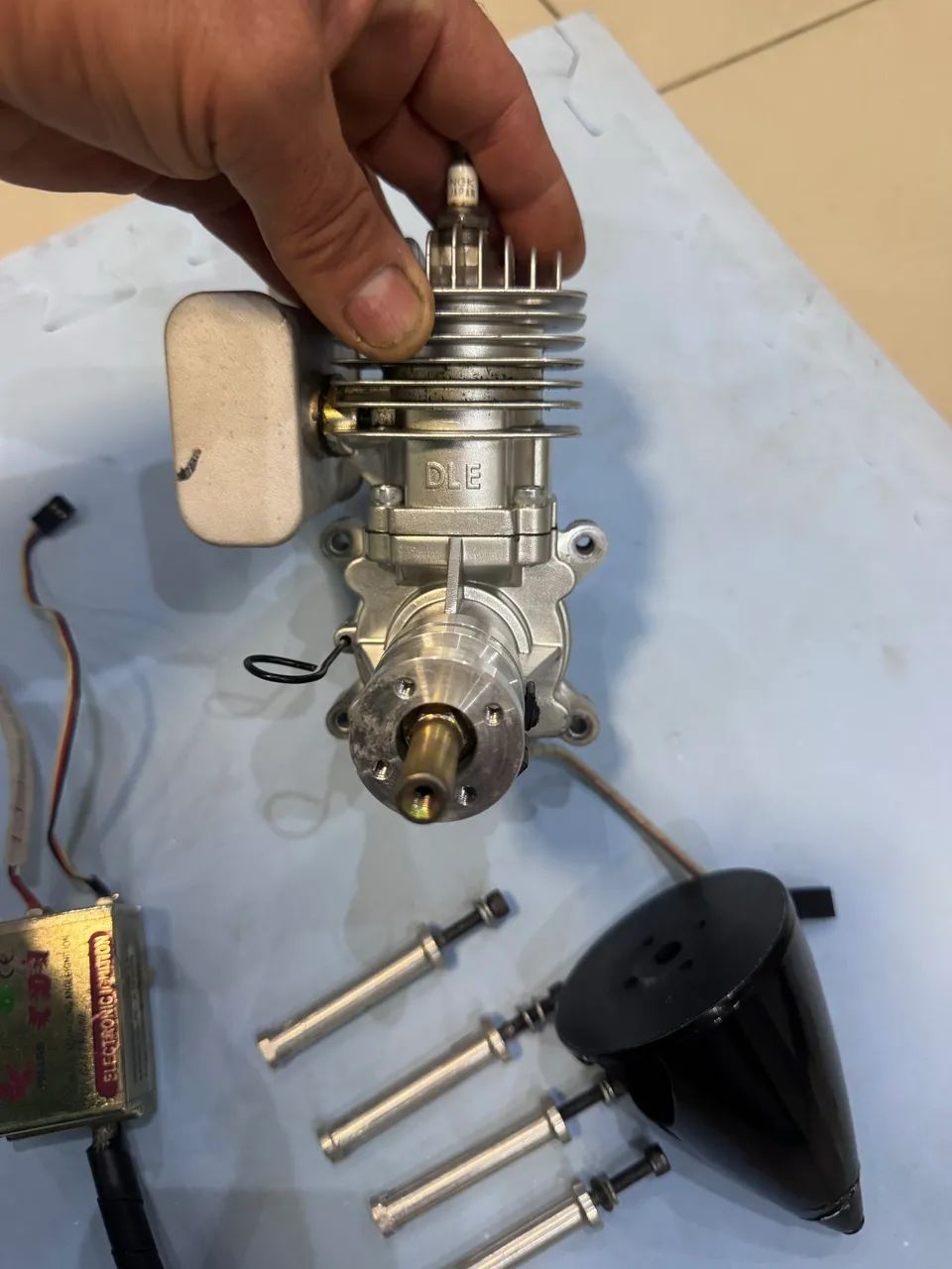 Motor de aeromodelo DLE 30 cc - Foto 4