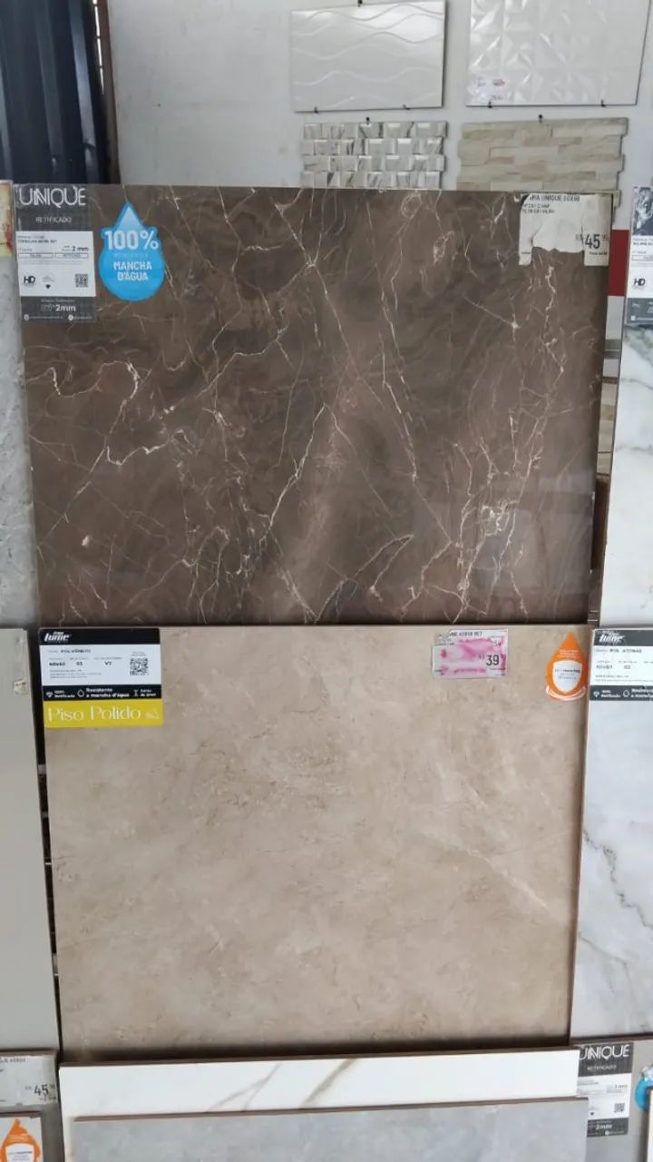 Piso Terra Alma e Veneto 60x60 Polido - R$39,99 m² | Promoção Baixada Santista