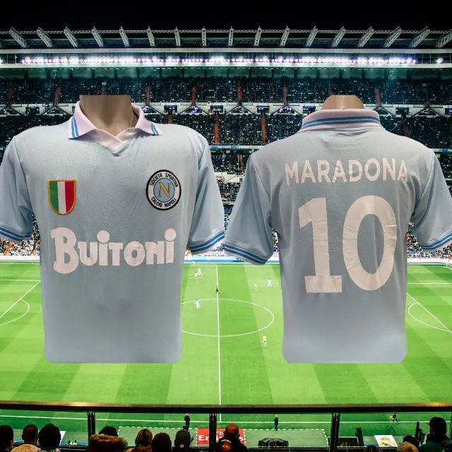 Camisa Time Napoli Retrô Maradona 10