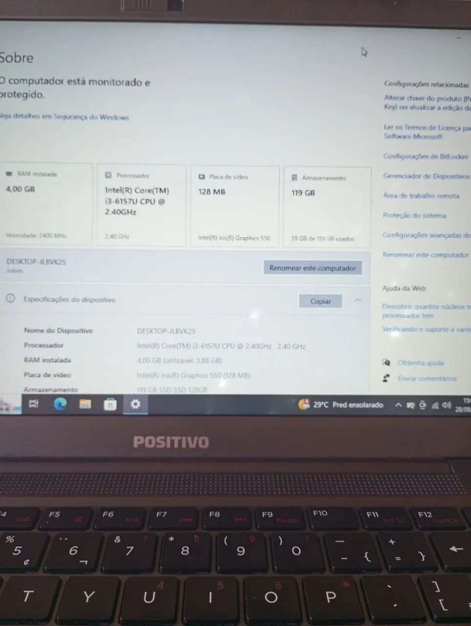 Core i3 6ª G  SSD 120GB  - Foto 2
