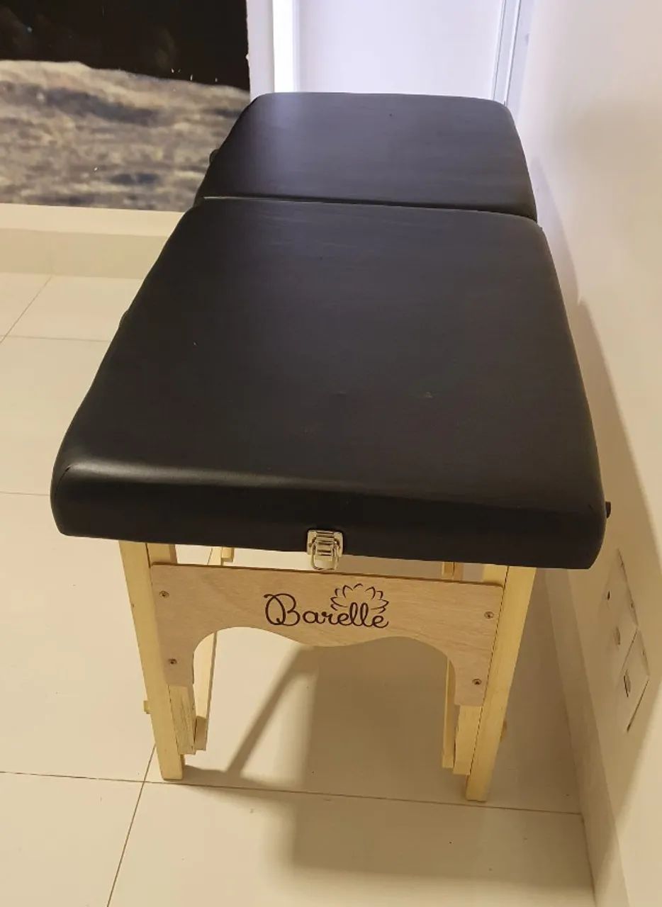Maca Profissional Dobrável Barelle para Massagem e Estética - Foto 2
