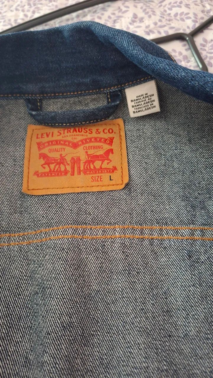 Jaqueta jeans Levis masculina  - Foto 3