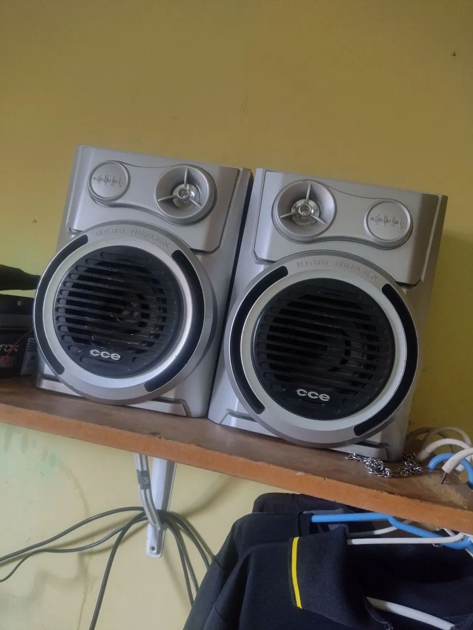 Par caixa de som para Mini sistem, troca disco ou receiver 