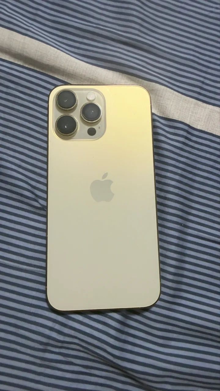 IPHONE 14 pro max dourado 256 impecável  - Foto 2