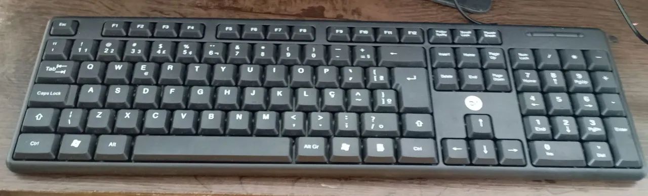 Teclado preto bright