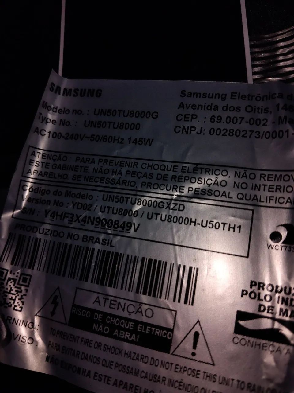 Placa principal tv Samsung UN50TU8000G - Foto 2