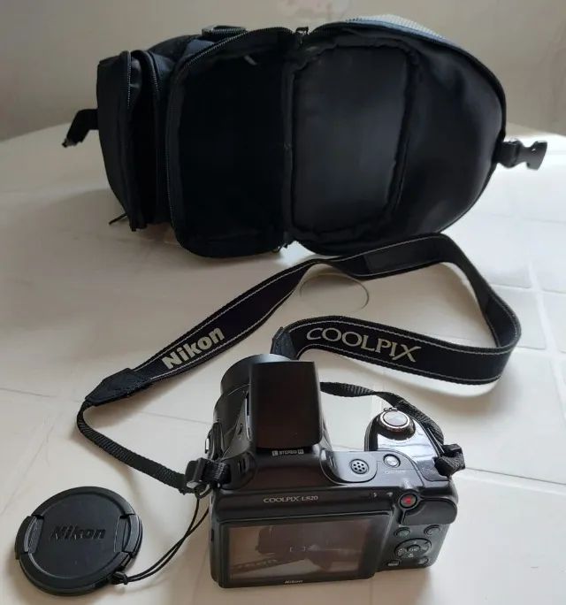 Câmera digital compacta Nikon CoolPix L820 - Preta (Semi Profissional) + Case - Foto 6