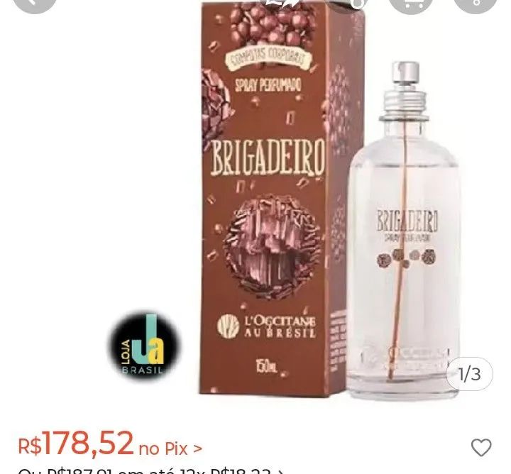 BODY SPLASH LOCCITANE BRIGADEIRO PERFEITO LUXO  - Foto 3