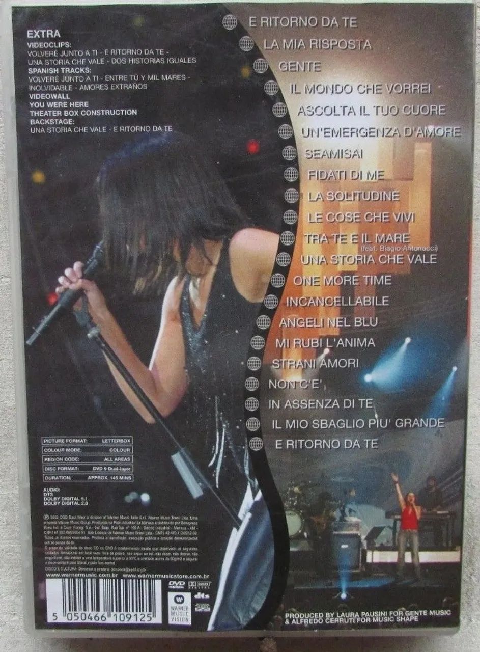 Dvd Laura Pausini, Live 2001 2002. - Foto 2