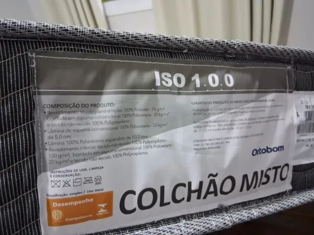 colchao casal espuma 18cm novo - Foto 2