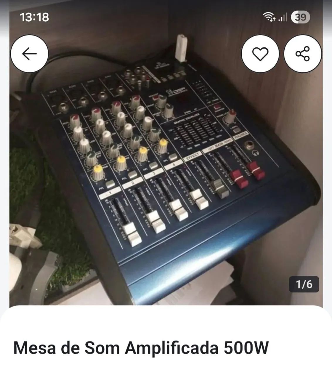 Vendo ou troco mesa de som amplificada  - Foto 4