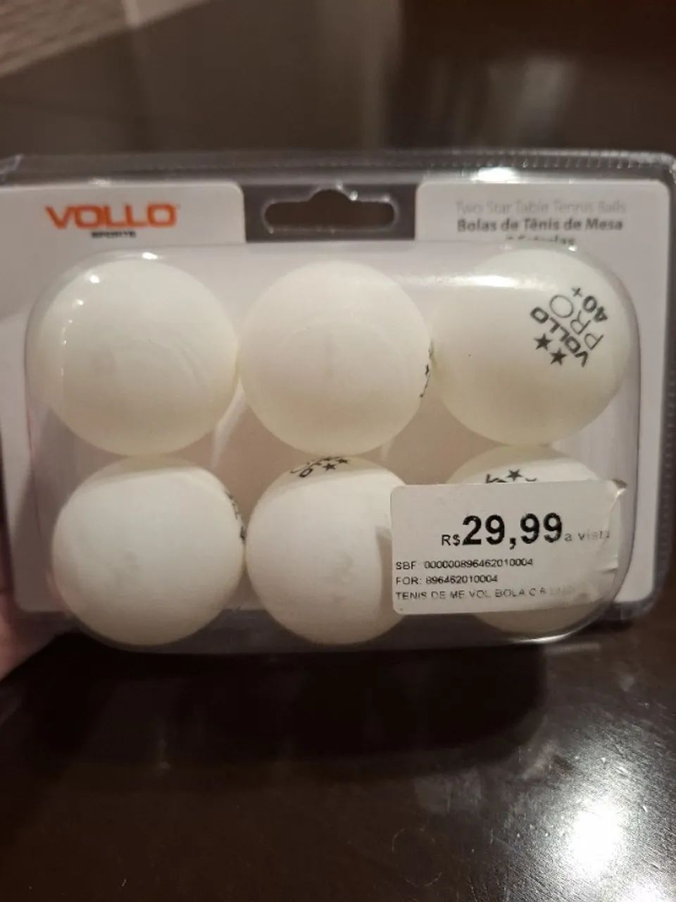 BOLAS DE TÊNIS DE MESA VOLLO 2