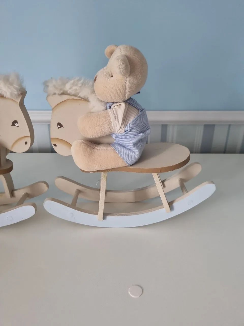 Cavalinhos de balanço com ursinhos,  decoração quarto infantil - Foto 2