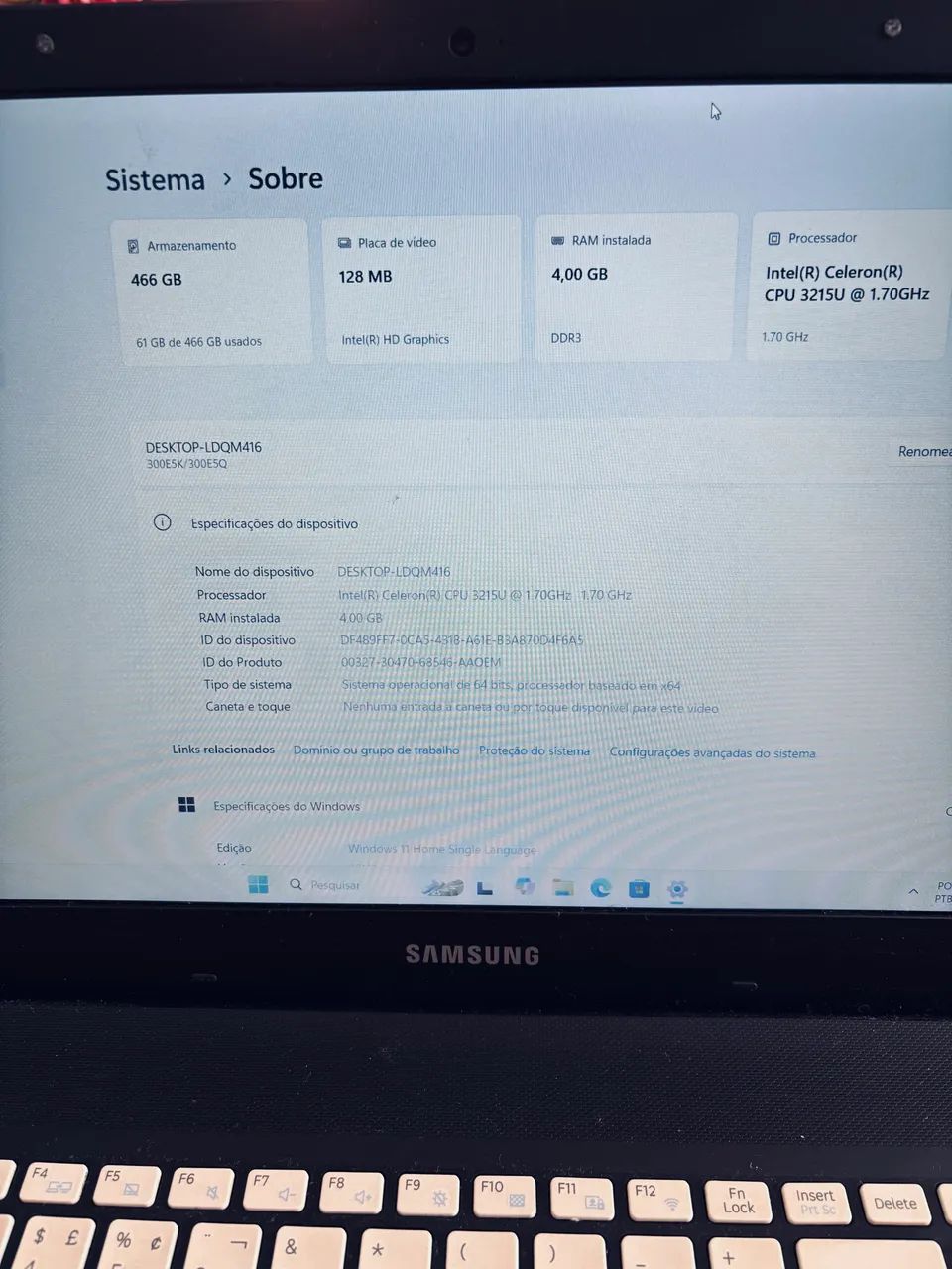 Notebook Samsung  - Foto 3