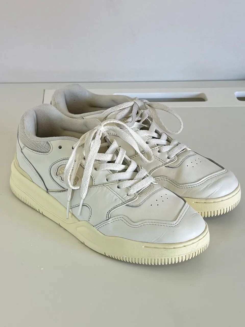 Tênis Lacoste em Couro Branco 39