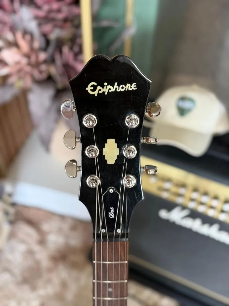 Guitarra Epiphone DOT ES 335 Natural - Instrumentos musicais
